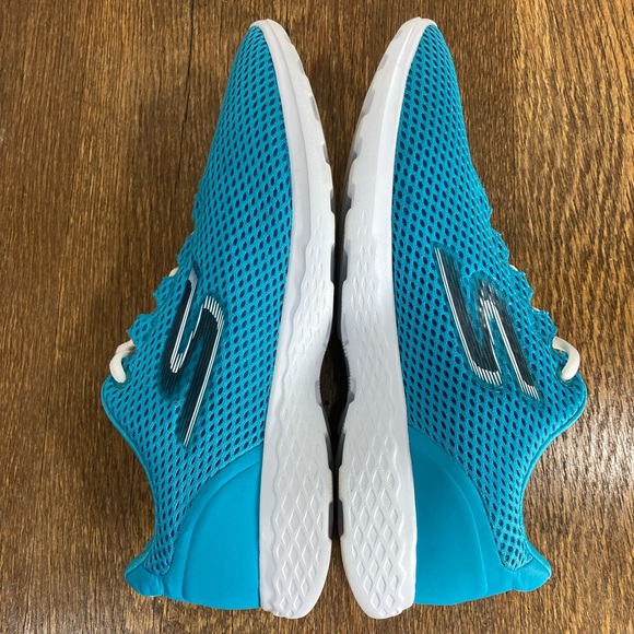 Skechers Go Train Lace Up Sneaker Women’s Size 8.5 Turquoise - Picture 8 of 12